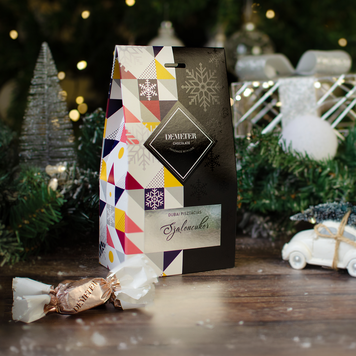 Demeter Dubai Pisztáciás Szaloncukor díszdobozban